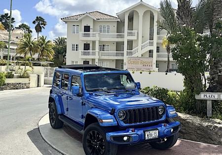 Jeep Wrangler Special Blue High altitude elektrisch dak-cabrio